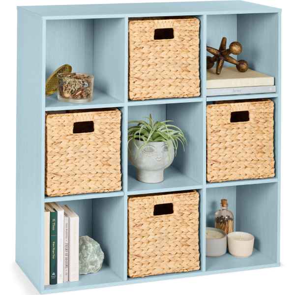 Best Choice Products 9-Cube Bookshelf Display Storage Organizer w/ Removable Back Panels