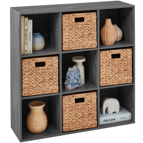 Best Choice Products 9-Cube Bookshelf Display Storage Organizer w/ Removable Back Panels