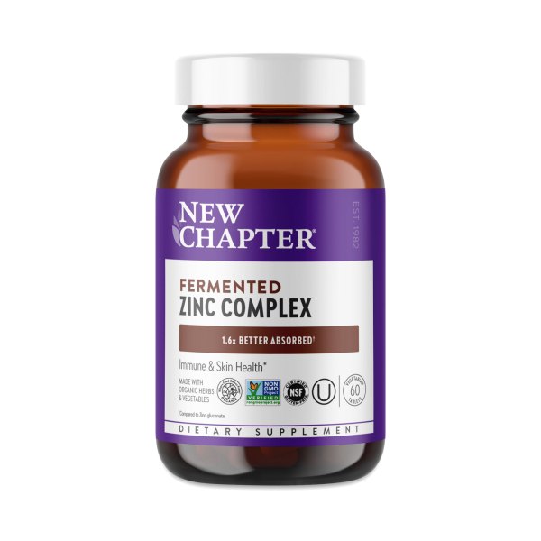 New Chapter Fermented Zinc Complex 60 tablets