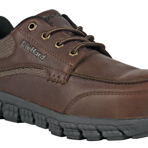 DieHard Sunbird Composite Toe Work Shoe Brown Leather one_size | DH30205 11.5 2E