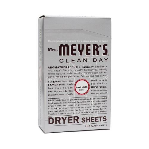 Mrs. Meyers Dryer Sheets, Lavender 80 count
