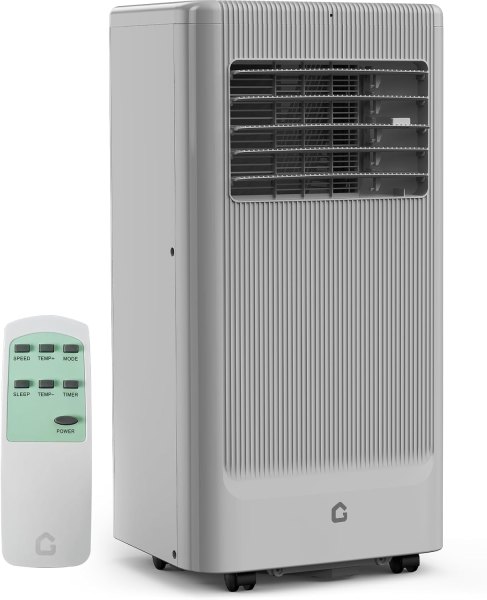 GAOMON Portable Air Conditioner 8000 BTU- 3-in-1 AC Unit- Cools 350 Sq.Ft- Quiet with Built-in Dehumidifier- Gray one_size | CJH-KT-PHO0211016