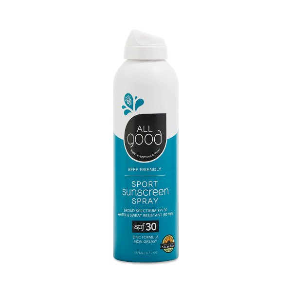 All Good Mineral Sunscreen Spray, SPF 30 6 fl oz bottle