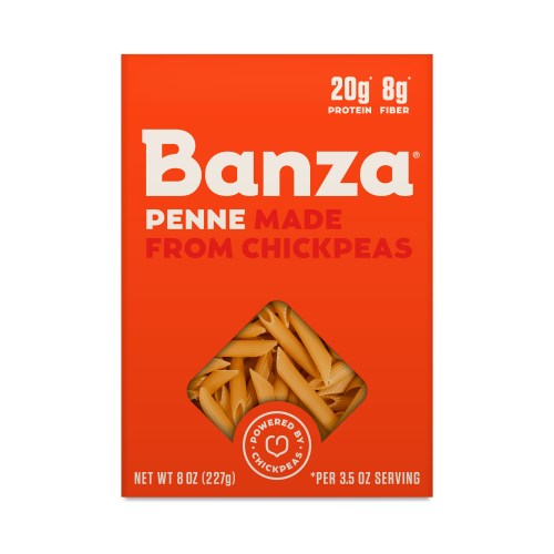 2-Pack Banza Chickpeas Pasta, 8 oz box
