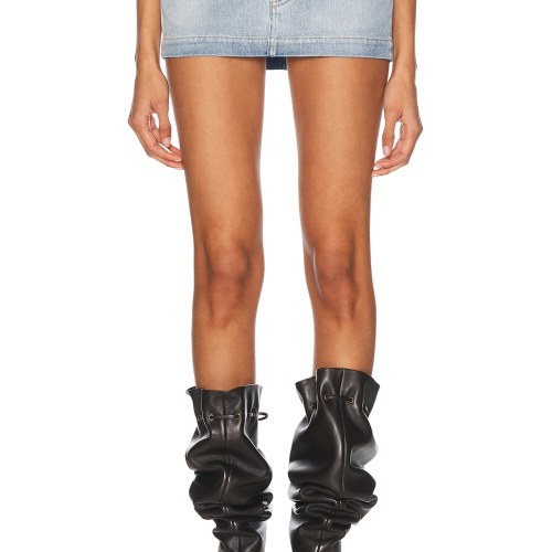 Alexandre Vauthier Denim Mini Skirt in Blue