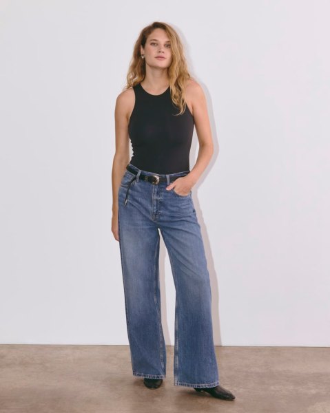 Everlane Cutaway Tank Bodysuit | Bikini In Size Cotton/Elastane