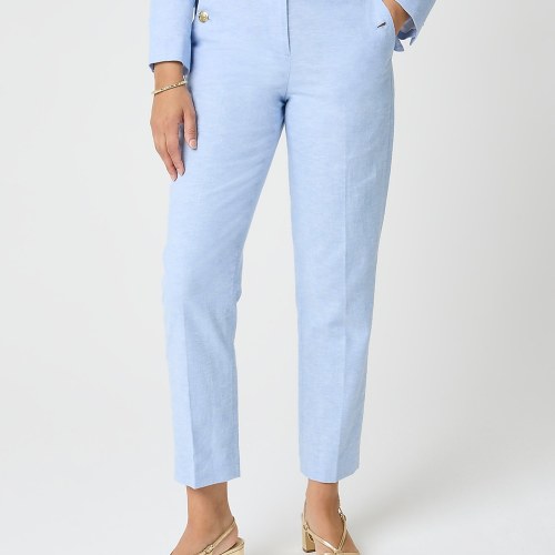 Linen-blend Sailor pant