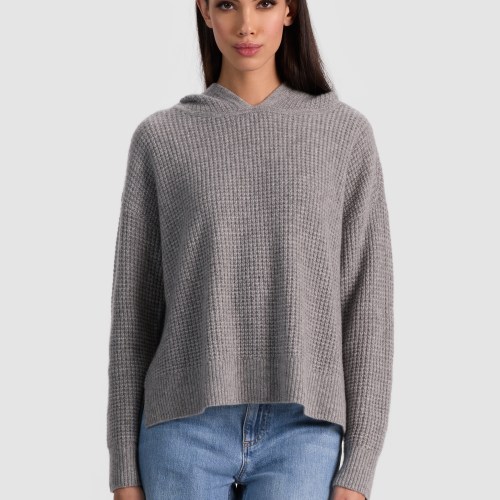 alice olivia EMMANUELLE CASHMERE HOODIE