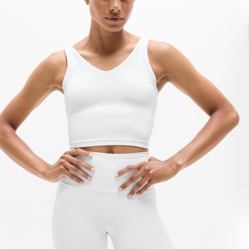 Transcend V-Neck Crop Sports Bra