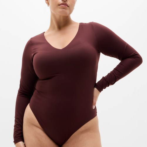 Bodymove Plunge Long Sleeve Bodysuit