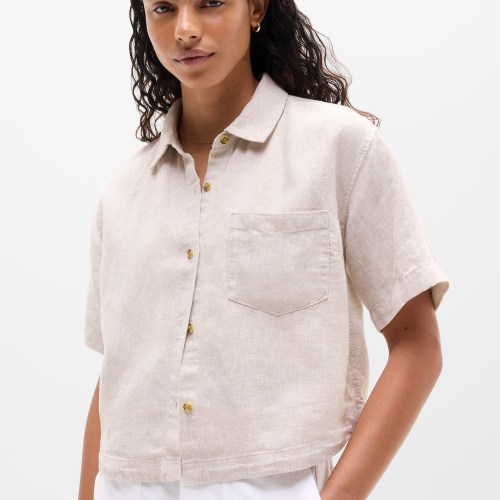 Retreat Linen Short Sleeve Shirt