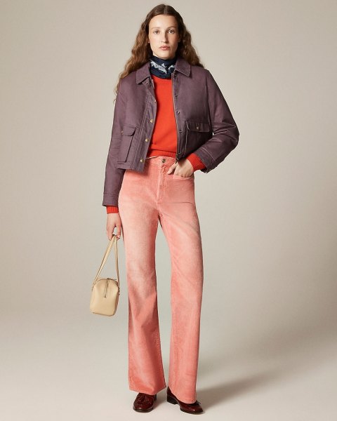 Vintage flare pant in corduroy