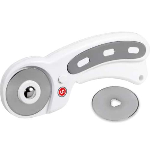 SINGER 45mm Rotary Cutter with Trigger Release & Blade Replacement in White | Michaels