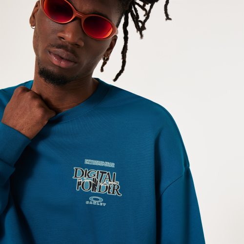 Oakley Mens Futurescape Powder Crewneck Size: Xxl