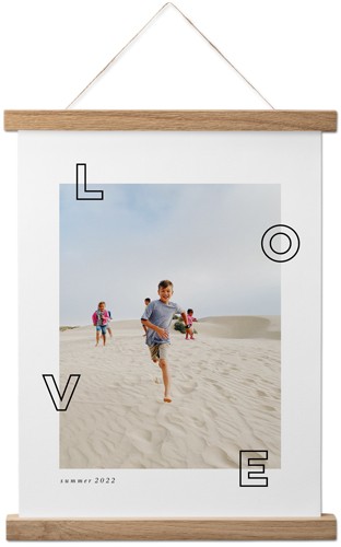Hanging Canvas Prints: | Wood Bars | 11x14 | White | 1 Photo | Shutterfly