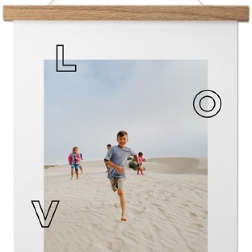 Hanging Canvas Prints: | Wood Bars | 11×14 | White | 1 Photo | Shutterfly