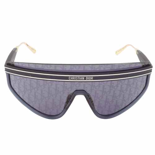 Dior DIORCLUB M4U Blue Mirror Shield Ladies Sunglasses CD40090U 90X 145