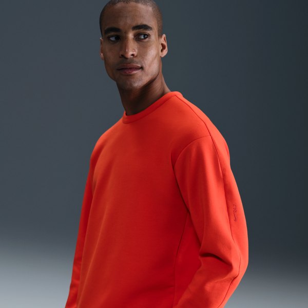 Nike Mens 24.7 ImpossiblySoft Dri-FIT Crew in Red | HQ6964-633