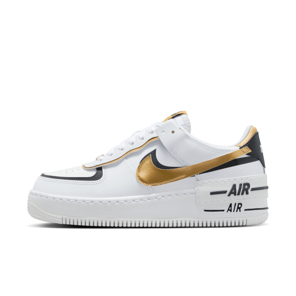 Nike Womens Air Force 1 Shadow Shoes in White | CI0919-125