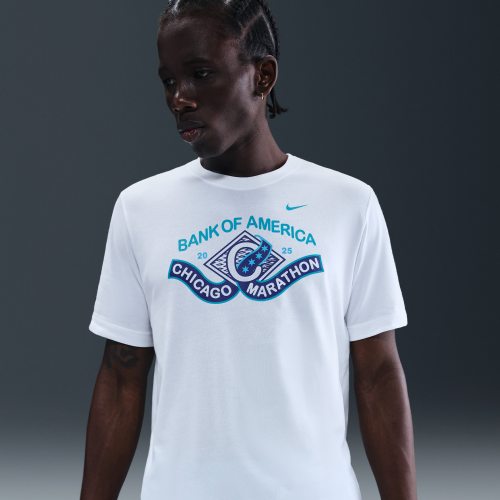 Nike Mens Dri-FIT Running T-Shirt in White | HQ4169-100