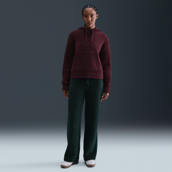 Womens Nike Sportswear Phoenix Cozy Boucl Slim Knit Pants in Green | HV2766-390