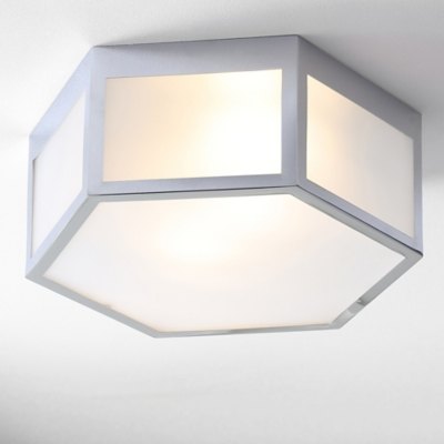 Jonathan Y Moderno 16 Flush Mount Light, Chrome
