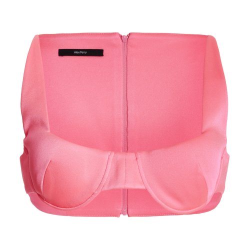 Alex Perry Exclusive Delyth Shiny Satin Crepe Cropped Top – Moda Operandi