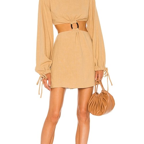 LAcademie Alora Dress in Tan