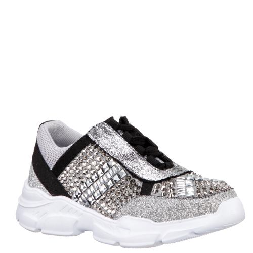 Girls Pisces Pewter-Suede | Nina Shoes