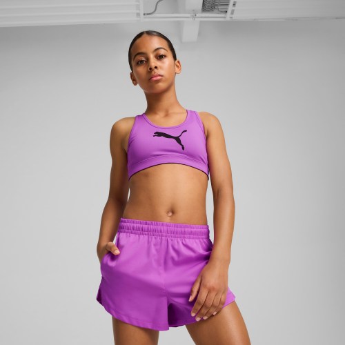 PUMA Train All Day Essentials Girls Sports Bra in Blue, Size S