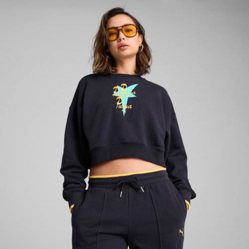 PUMA ROAD TO UNITY Womens Oversized Crew Sweatshirt