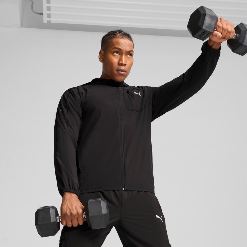 PUMA Training Mens Woven Jacket in Black, Size XXL