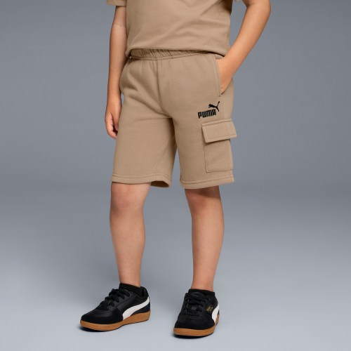 PUMA Basic Essentials Little Kids Fleece Cargo Shorts