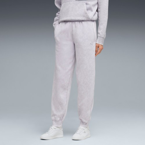 PUMA Elevated Essentials Acid Wash Womens Fleece Hoodie