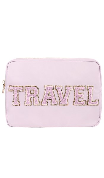 Stoney Clover Lane Travel Large Pouch in Lilac.