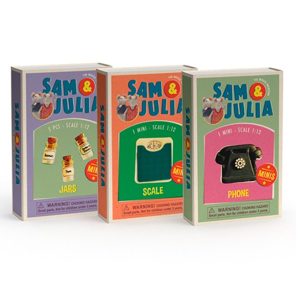 The Mouse Mansion Mini Matchboxes with Miniature Set 2 for Babies Fat Brain Toys