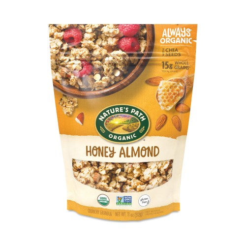 Natures Path Organic Honey Almond Gluten Free Granola 11 oz bag