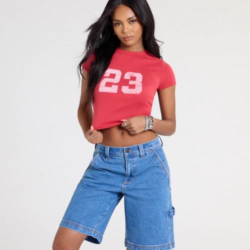 Feeling 23 Crop Graphic Tee