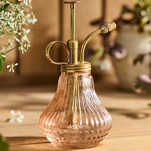 Pink Cut Glass Mister