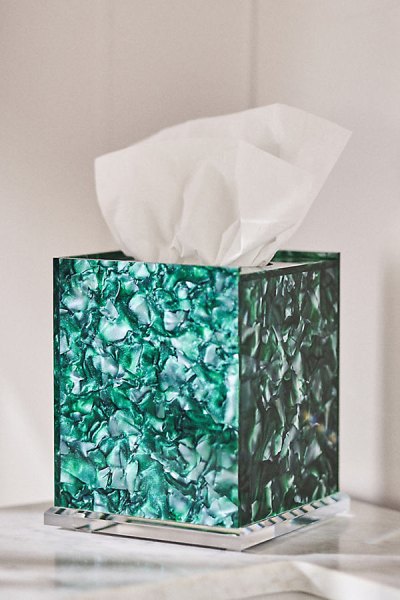 Tortoise Acrylic Tissue Box Cover