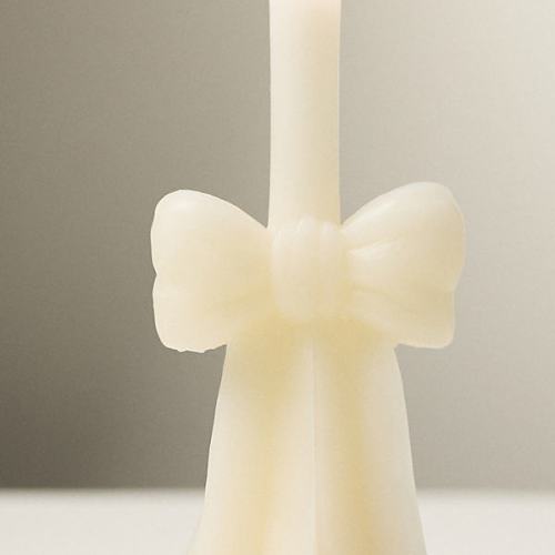 Bow Shaped Wax Candle