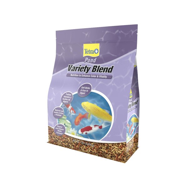 Tetra Pond Variety Blend Fish Food, Size: 1.32 lb | PetSmart Yellow