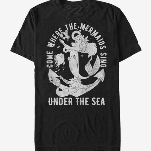 Disney Ariel Grayscale T-Shirt