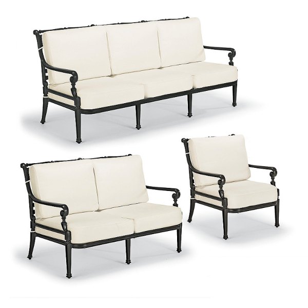Carlisle Seating Replacement Cushions Standard, Rumor with Piping Frontgate