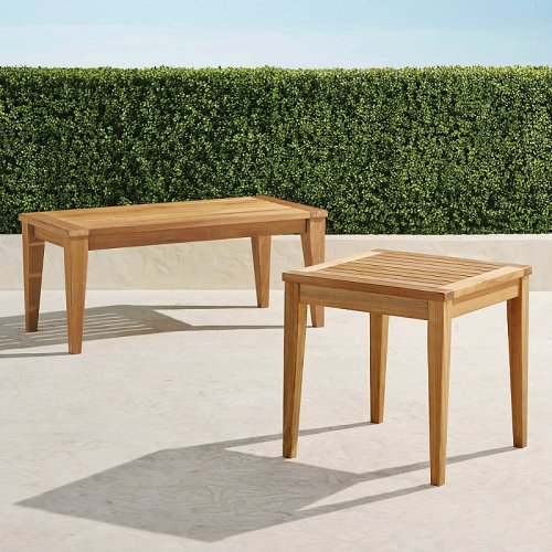 Teak Tables in Square Side Table Frontgate