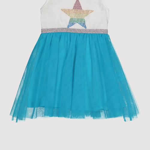 Toddler Girls Rainbow Studded Tutu Dress, Size 2T
