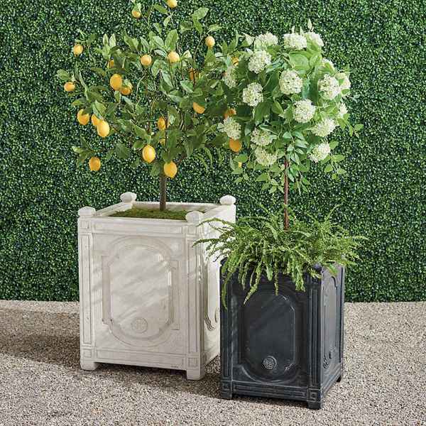 21 Chantal Planter - White - Frontgate