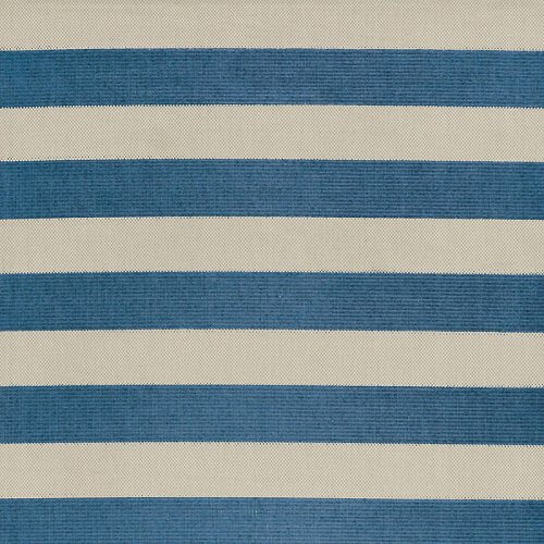 Resort Stripe Indoor/Outdoor Rug – Coral/Champagne, 86 x 13 – Frontgate