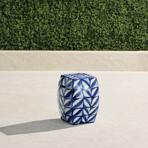 Handpainted Accent Stool Frontgate