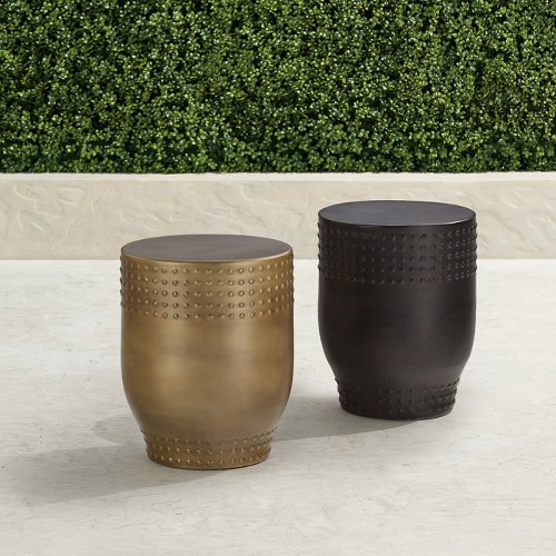 Benton Accent Stool Frontgate